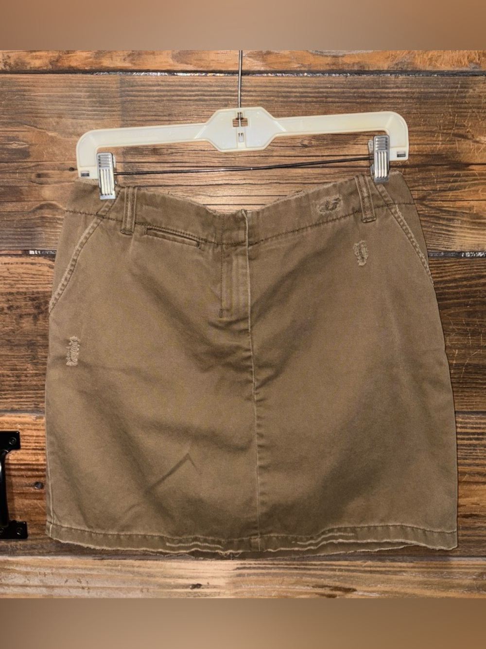 J. Crew Olive/Dark Tan Mini Skirt - Picture 1 of 4
